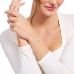 Thomas Sabo Silver White Drop-Shaped Pendant Βραχιόλι - Image 2