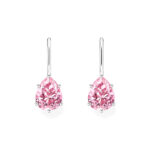 Thomas Sabo Pink Drop-Shaped Zirconia Σκουλαρίκια - Image 2