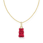 Thomas Sabo x Haribo Red Goldbear Pendant Gold Κολιέ