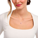 Thomas Sabo Pink Drop-Shaped Zirconia Pendant Silver Κολιέ - Image 2