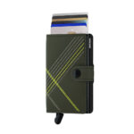Secrid Miniwallet Matte Stitch Linea Lime Πορτοφόλι - Image 2
