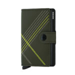 Secrid Miniwallet Matte Stitch Linea Lime Πορτοφόλι