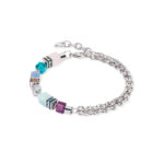 Βραχιόλι GeoCUBE® Fusion Summer ασημί